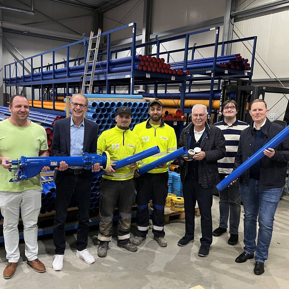 In Langenfeld: Bürgermeister Wenzens besucht Azubis im Verbandswasserwerk