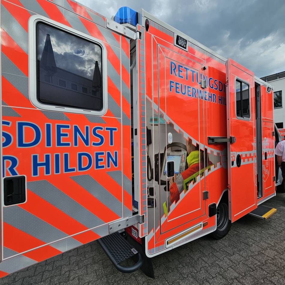 Auszeichnung für Einsatzfahrzeuge der Feuerwehr: Design-Preis für Hildener Reißverschluss-Optik