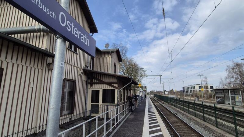 Auswertung des VRR für Meerbusch: Gute Noten für den Osterather Bahnhof