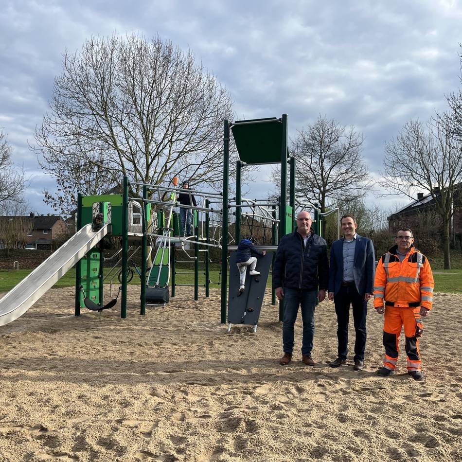 Spielplatz an der Walbecker Straße: Neues Spielgerät für Spielplatz in Straelen