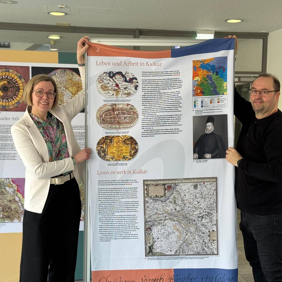 „Karten der Welt“ im Gelderner Rathaus: Ausstellung zeigt 500 Jahre alte Karten von Geldern und dem Niederrhein
