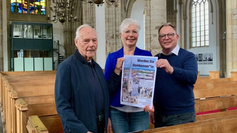 „Das kleine Einmaleins für Gästeführungen“ : Den Weseler Willibrordi-Dom kennenlernen und selbst Besucher führen