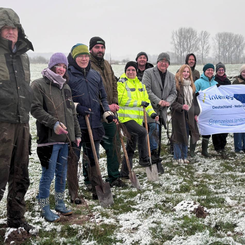 Interreg-Projekt: 360 Meter Hecke als Schutzraum für Tiere und für mehr Biodiversität