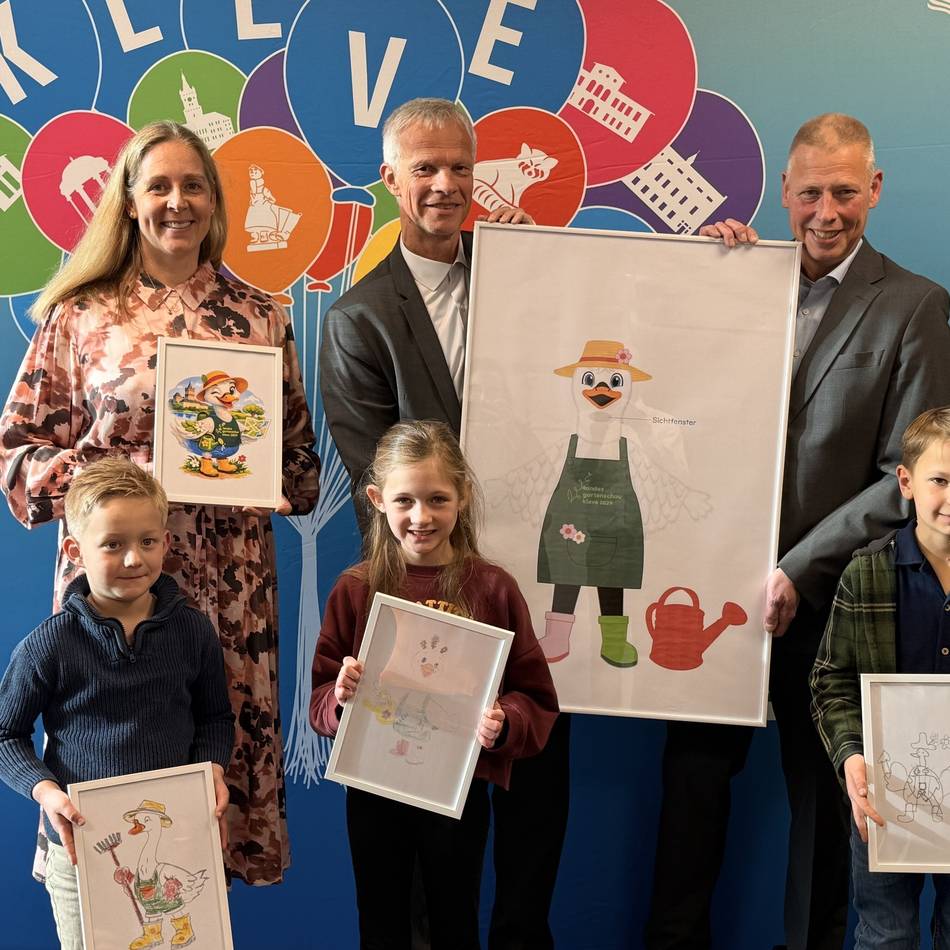 Landesgartenschau 2029 in Kleve: Wie soll das Maskottchen für die Laga 2029 heißen?