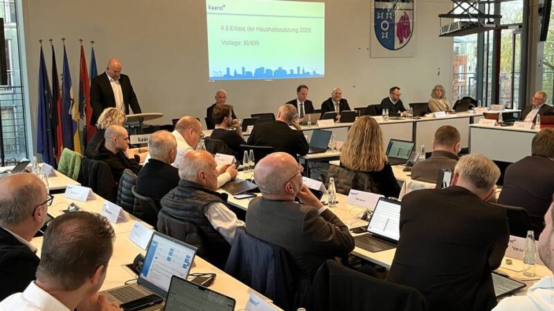 Kaarster Stadtrat beschließt Steuererhöhungen: „Mit diesem Weg vermeiden wir eine Zäsur“