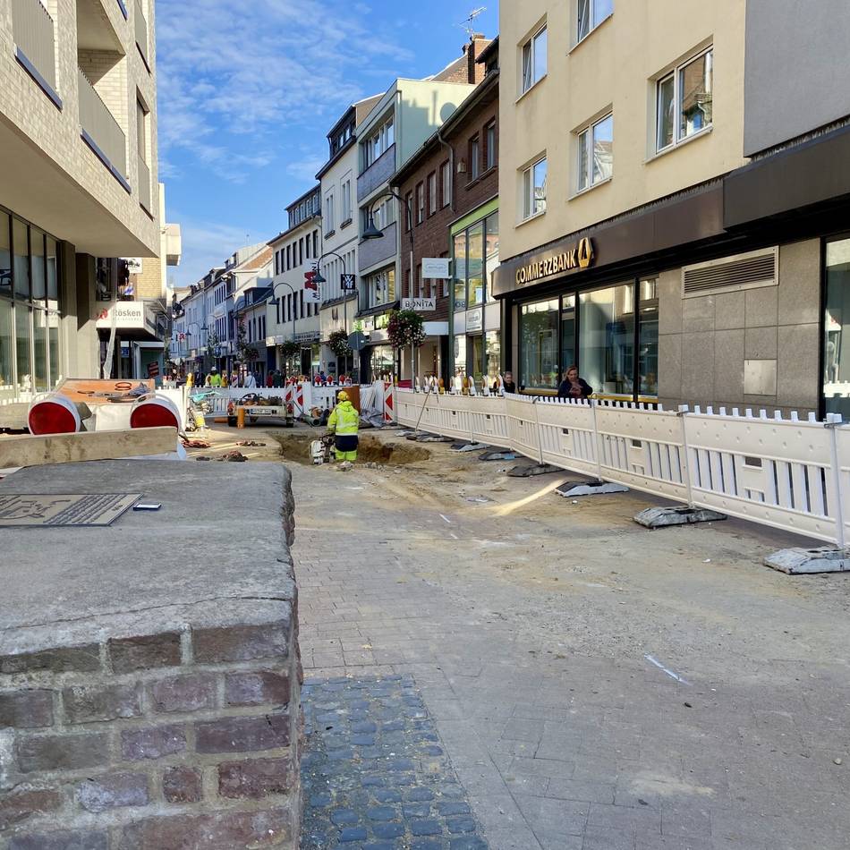Kölner Straße in Erkelenz: Untergrund wird bis Ostern untersucht