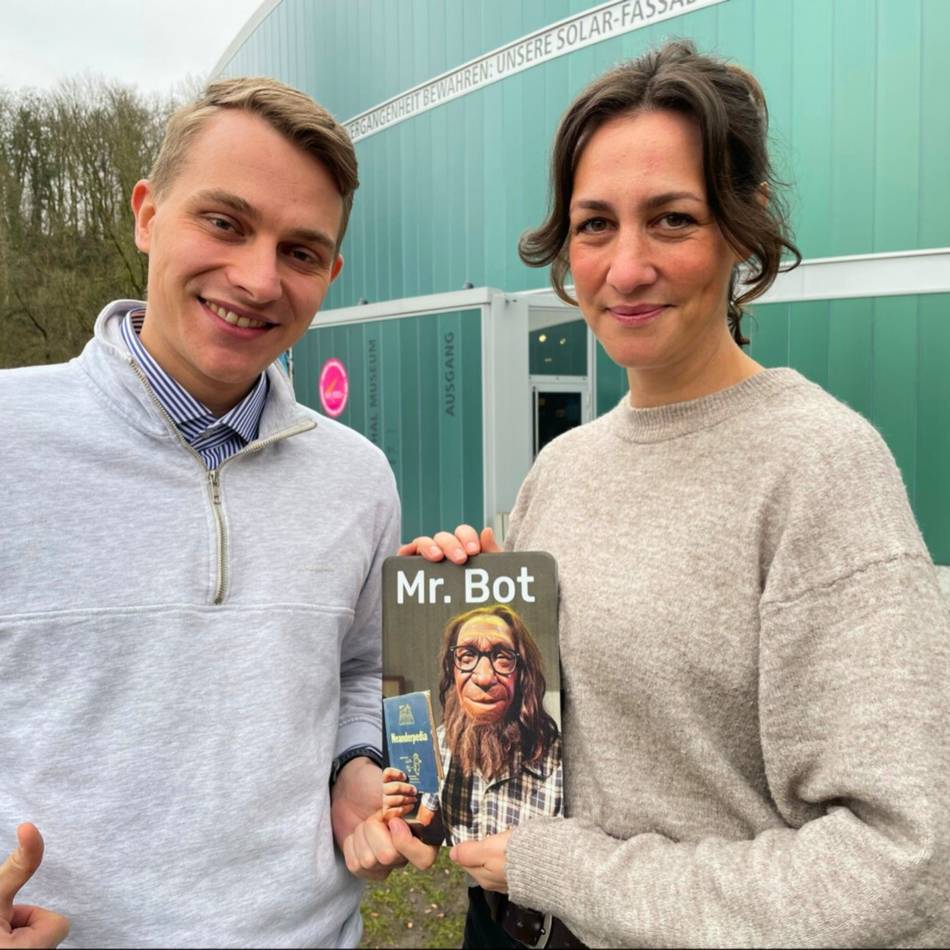 KI-Assistent im Neanderthal Museum: Der neue Kollege heißt Mister Bot