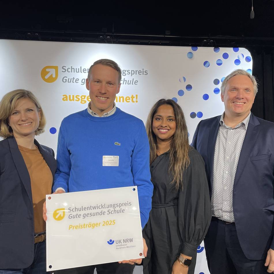 Preis der Unfallkasse NRW: Sechster Sieg für das Pascal-Gymnasium in Grevenbroich