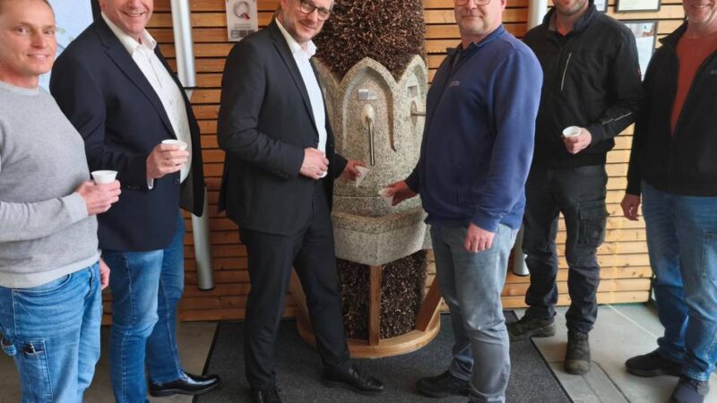 Kevelaers neueste Attraktion: Trinkbrunnen im Solegarten geht an den Start