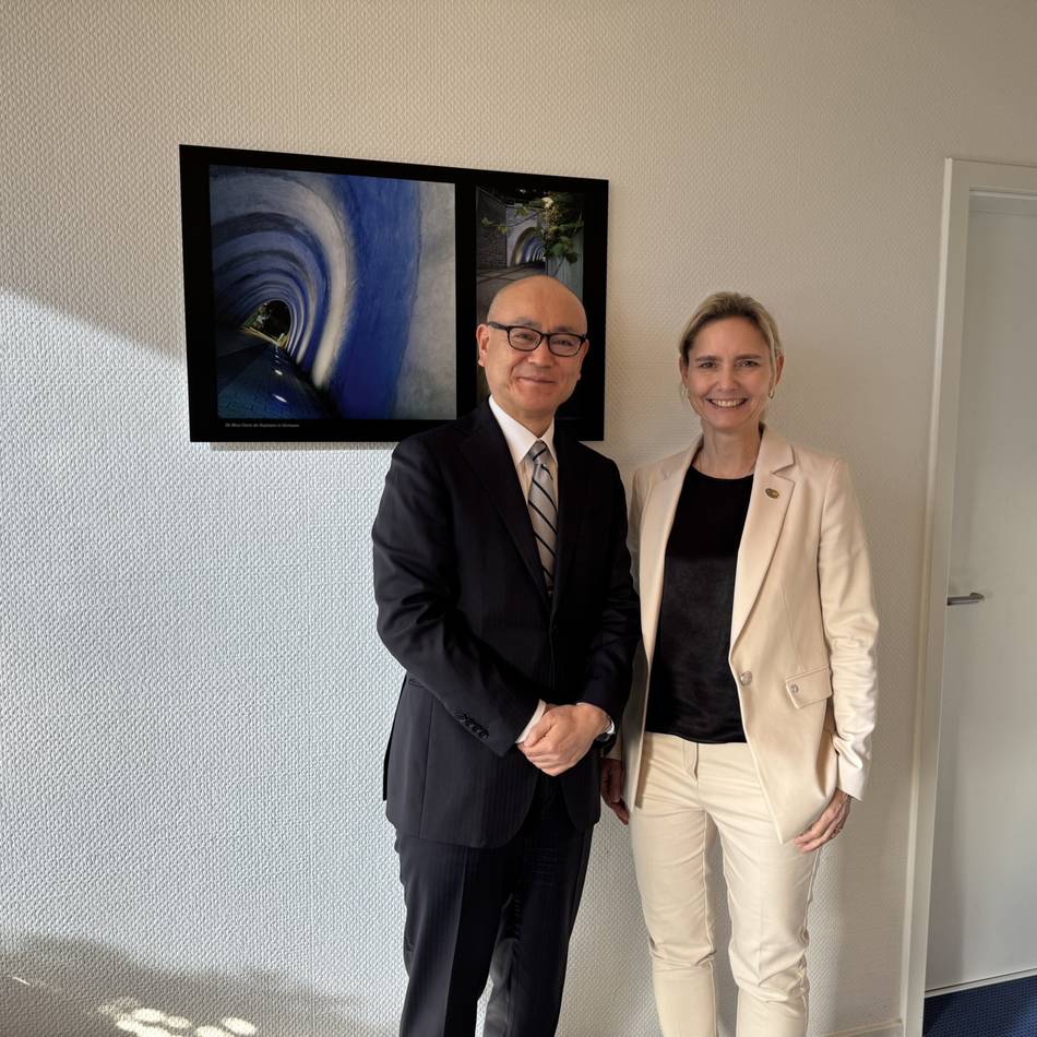 Besuch bei Landrätin Bettina Warnecke: Generalkonsul Tsunoda zu Gast im Kreishaus