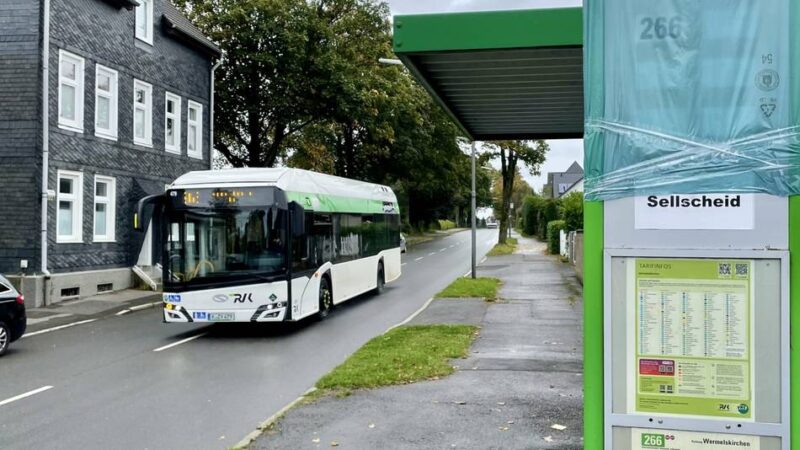 Brückenbauarbeiten in Hünger: Teilausfälle auf der Buslinie 266 am Wochenende