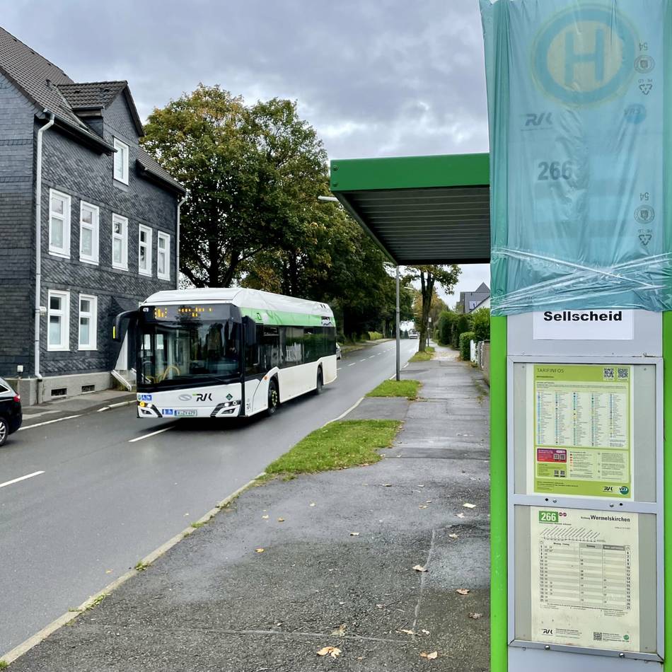 Brückenbauarbeiten in Hünger: Teilausfälle auf der Buslinie 266 am Wochenende