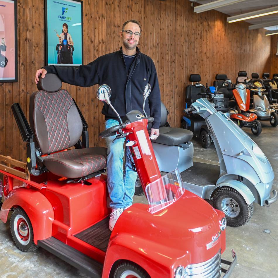 Neues Geschäft rund um Elektromobile: „Der klassische Kunde ist früher gerne Fahrrad gefahren“