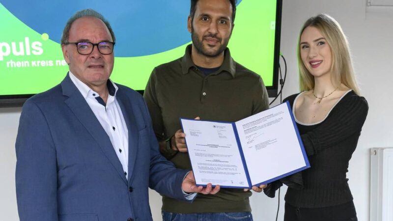 Förderung für Gründer in Meerbusch: Junge Firma will Unternehmensabläufe automatisieren