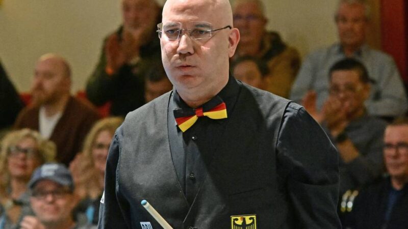 Nationalspieler Martin Horn über Billard-WM: „Wir sind Weltmeister der Herzen“