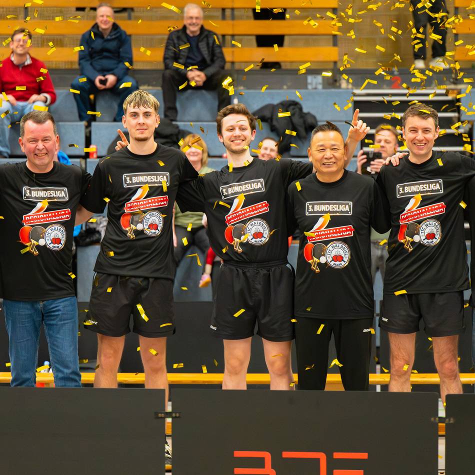 Regionalliga-Meisterschaft kaum noch zu nehmen: TTC Waldniel feiert bereits den Drittliga-Aufstieg