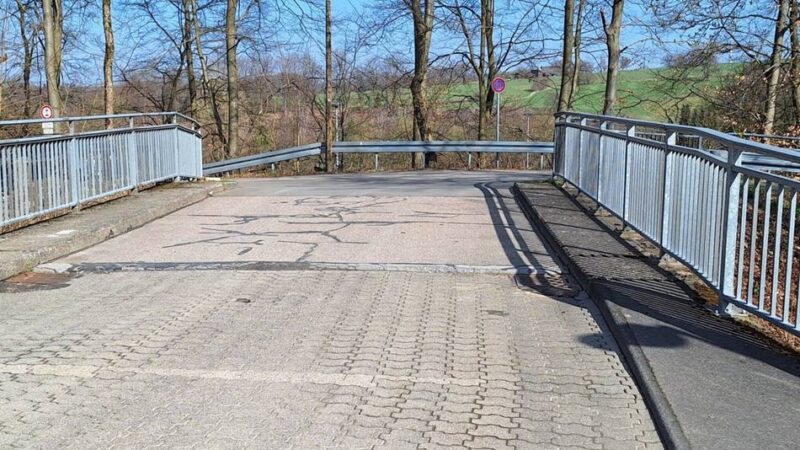 Baumaßnahme in Hückeswagen: Brücke zum Wohngebiet Pixwaag wird saniert