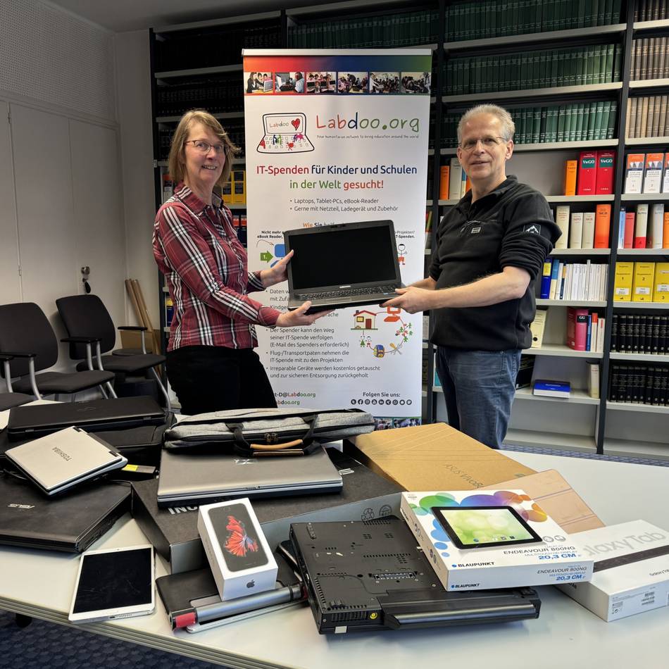 Sammelaktion im Kreis Mettmann: Ungenutzte Laptops und Tablets spenden und Teilhabe ermöglichen