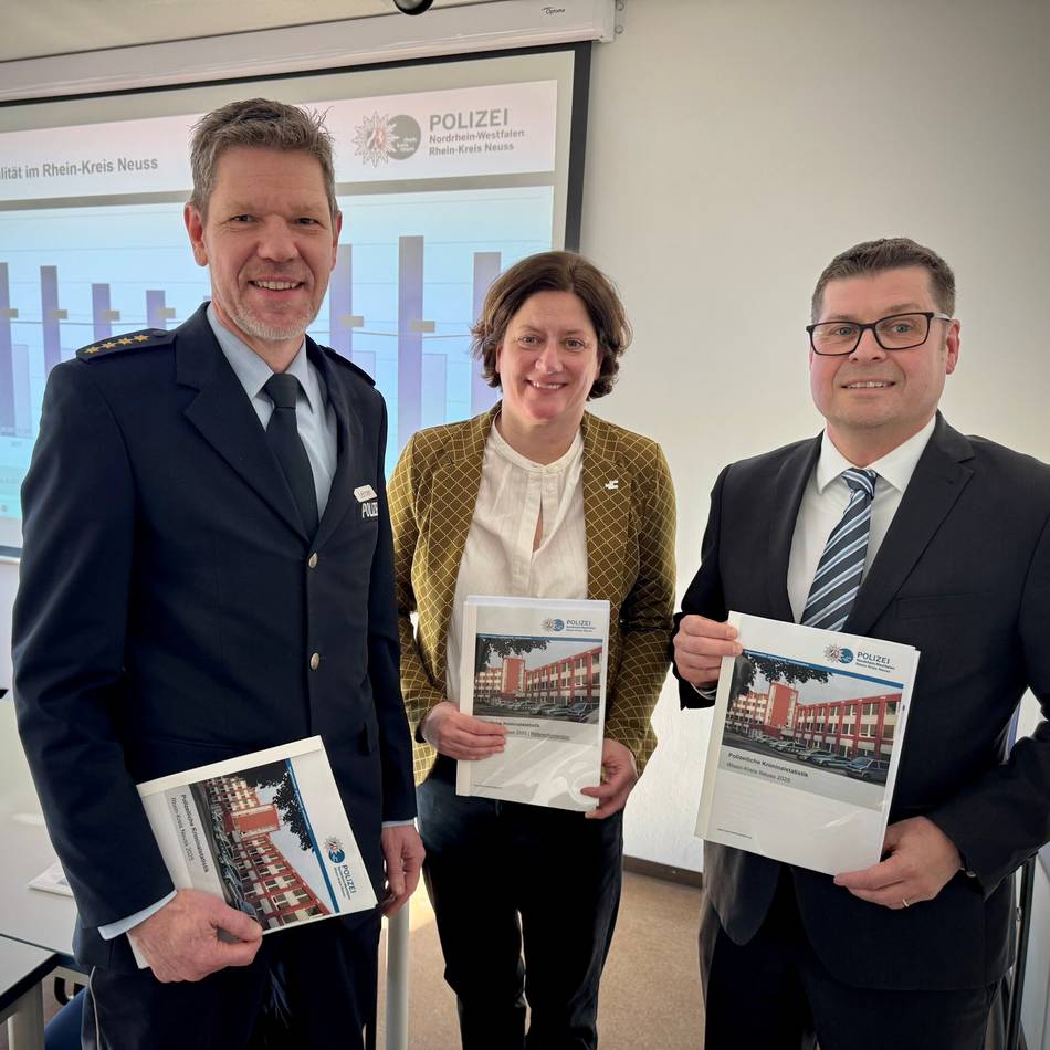 Erster Rückgang seit 2021: Kriminalitätsstatistik verzeichnet weniger Straftaten im Rhein-Kreis