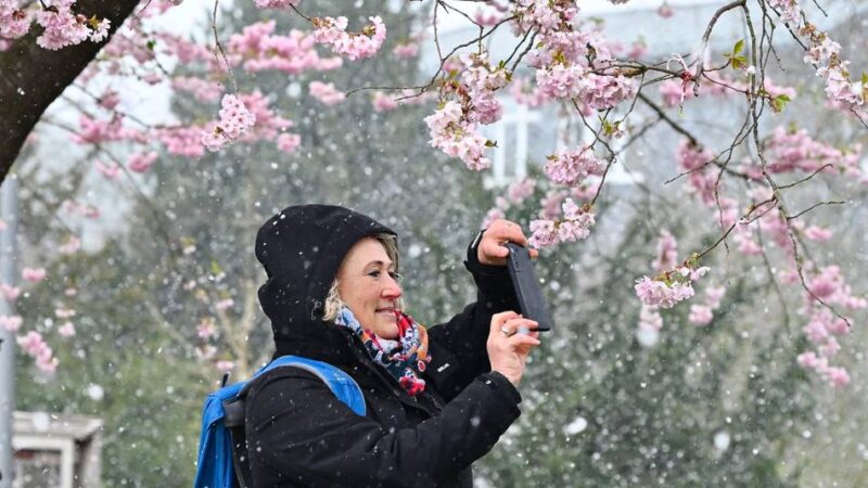 Schnappschuss aus Radevormwald: Zwischen Frühling und Winter