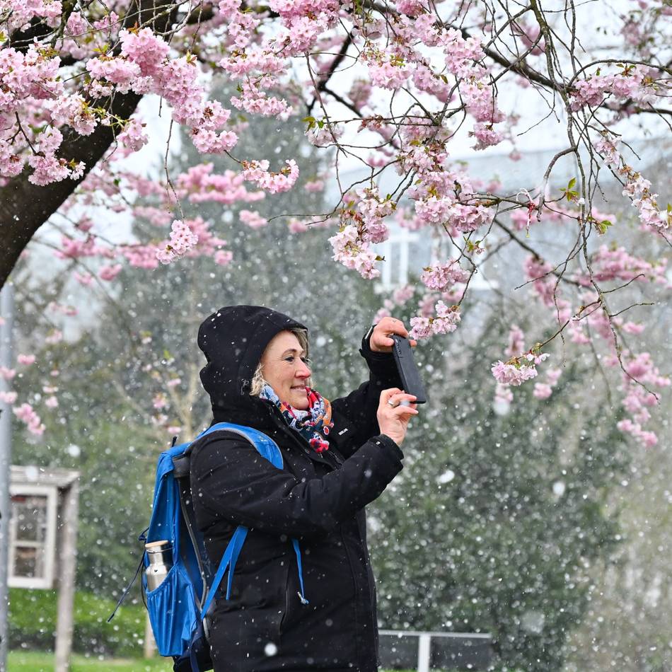 Schnappschuss aus Radevormwald: Zwischen Frühling und Winter