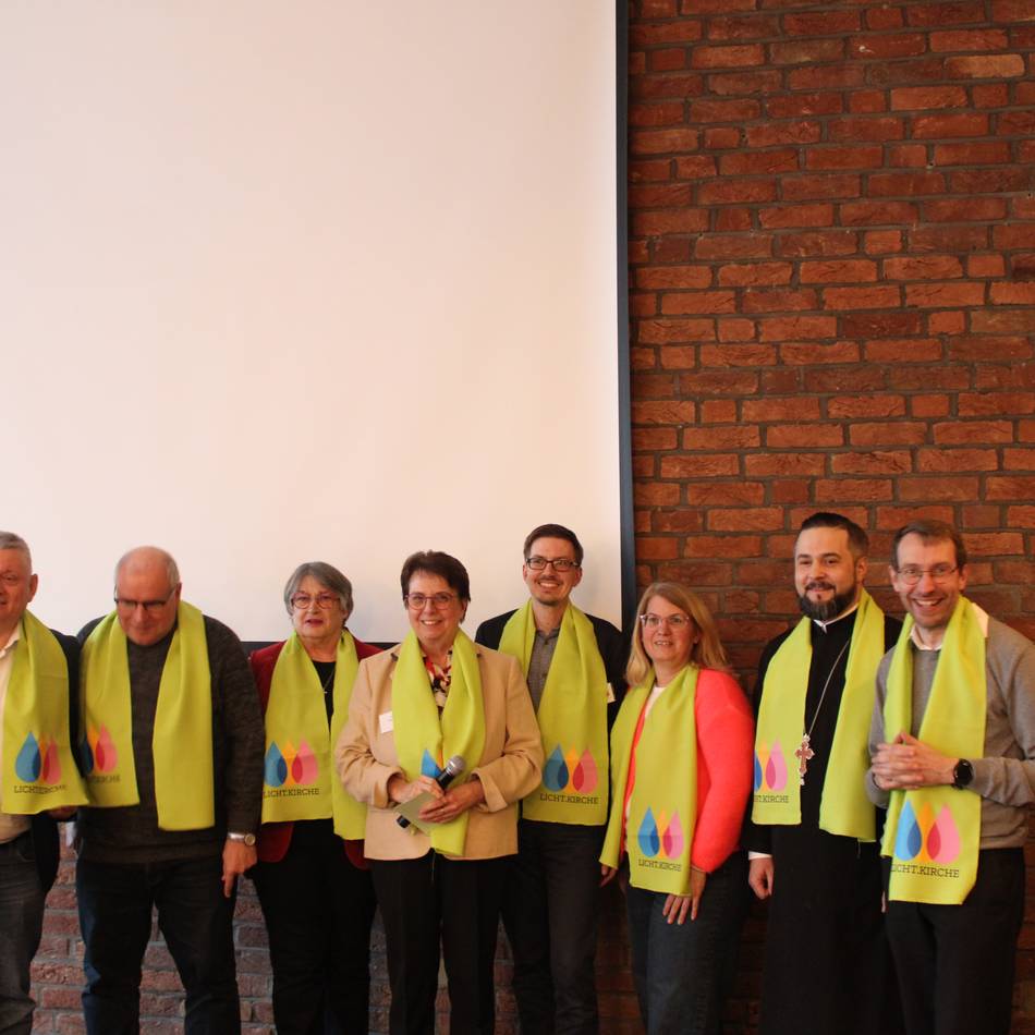 Letzte Vorbereitungen für Laga laufen: Lichtkirche in Neuss nimmt Gestalt an