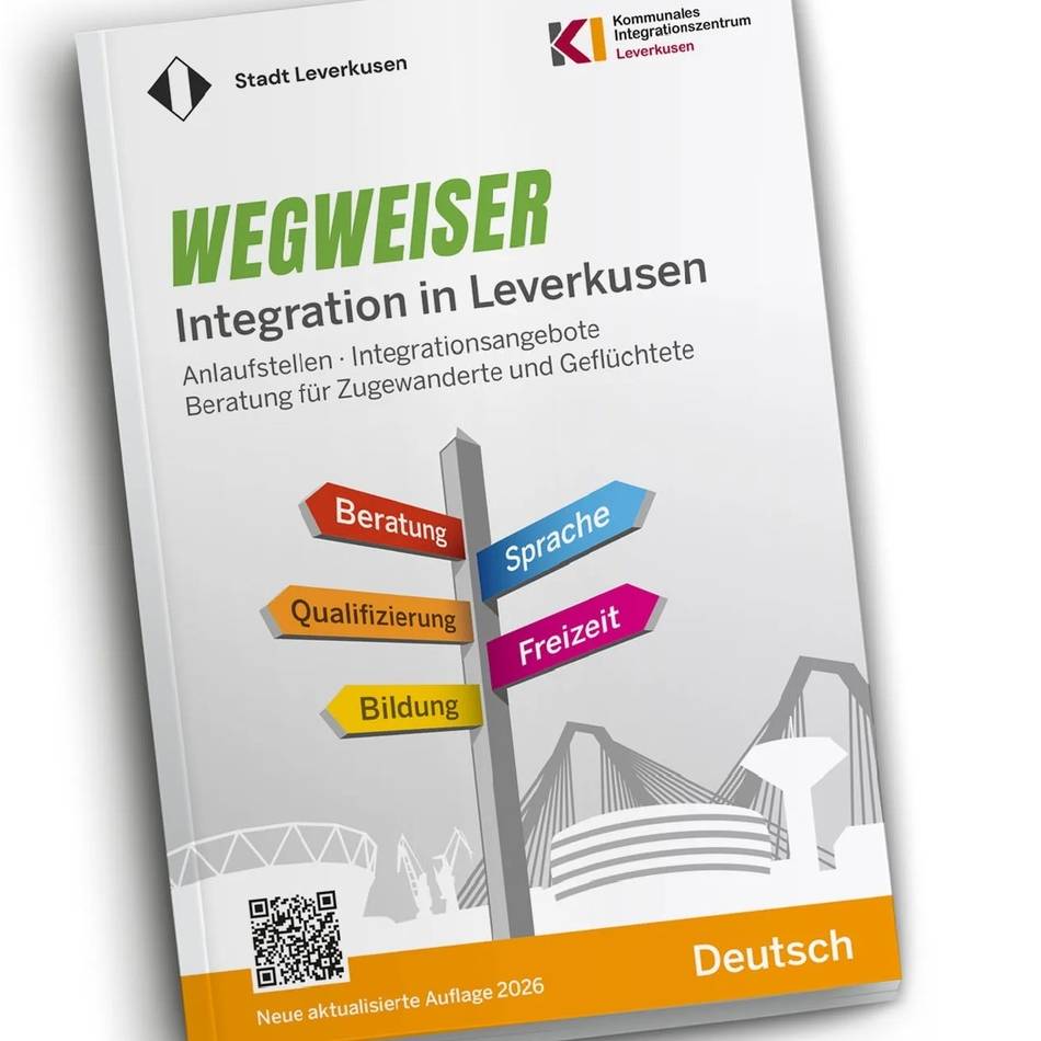 Anlaufstellen und Angebote in Leverkusen: Neuer „Wegweiser Integration“ online erhältlich