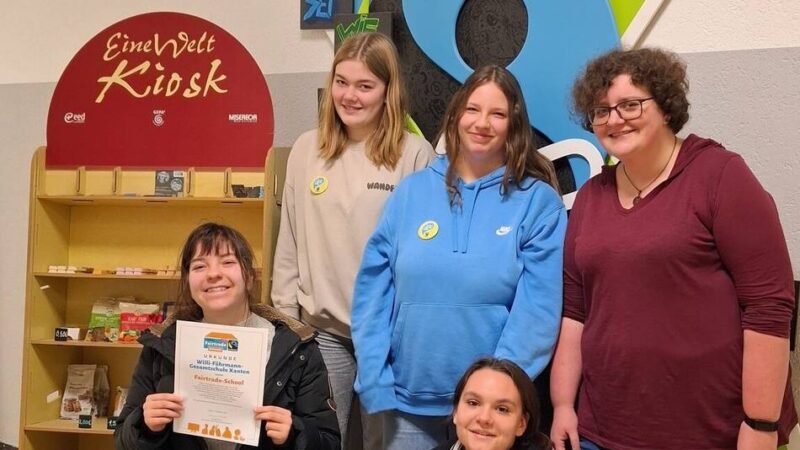 Titel wurde bestätigt: Gesamtschule Xanten bleibt Fairtrade-Schule