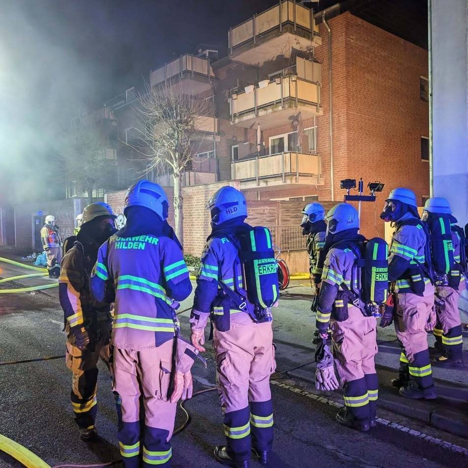 Feuer in Tiefgarage Gerresheimer Straße in Hilden: Polizei: Es war Brandstiftung