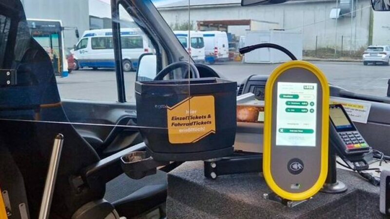 Abkehr vom Papierticket: Test für elektronisches Ticket und kontaktloses Bezahlen im Citybus Kleve