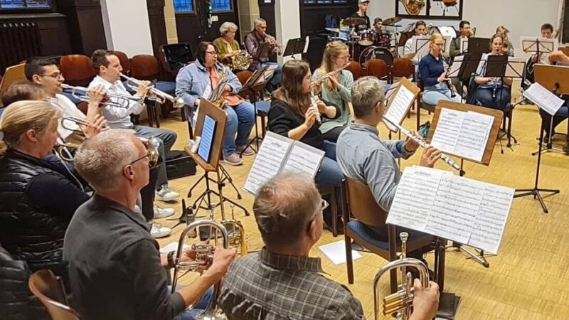 Mitstreiter gesucht: Das Blasorchester vom Musikverein Kevelaer startet in die Probensaison