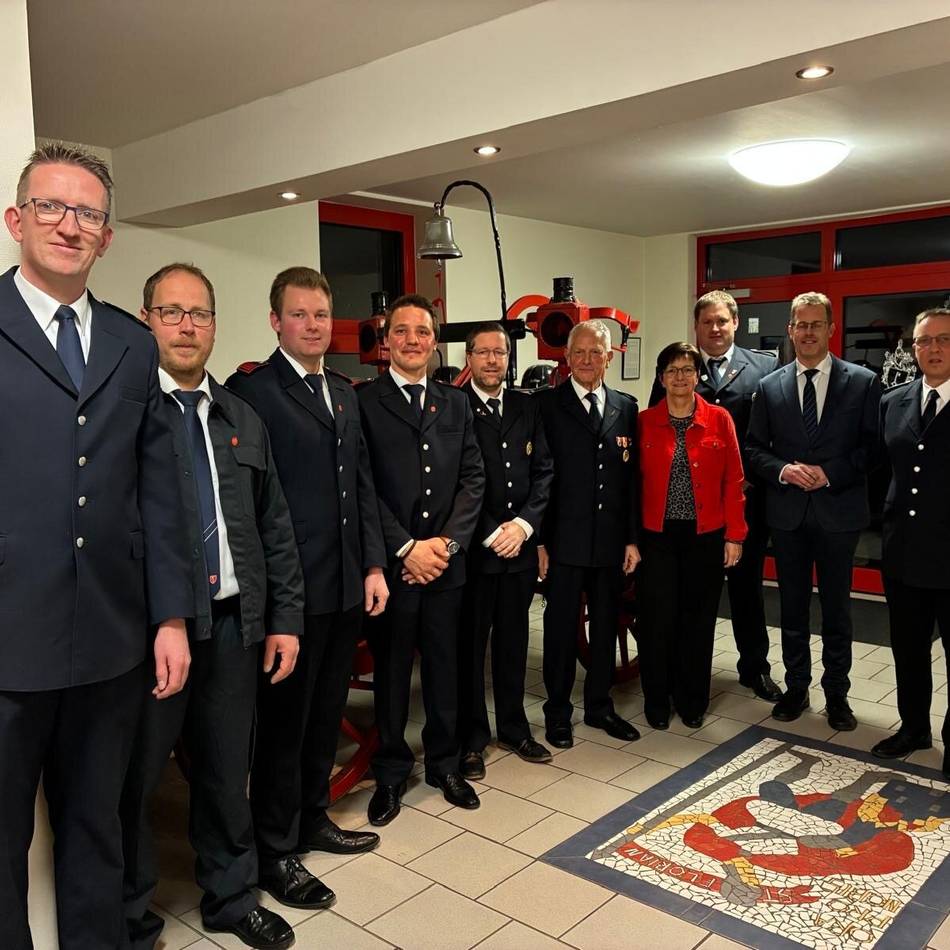 Feuerwehr in Rees-Bienen: Ehrungen beim Löschzug Rees-Bienen