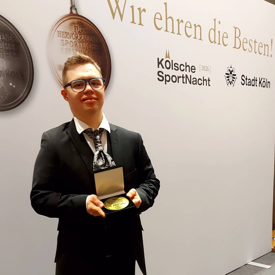Wermelskirchener Sportler: Judoka Ben Musaeus bei Kölscher Sportnacht geehrt