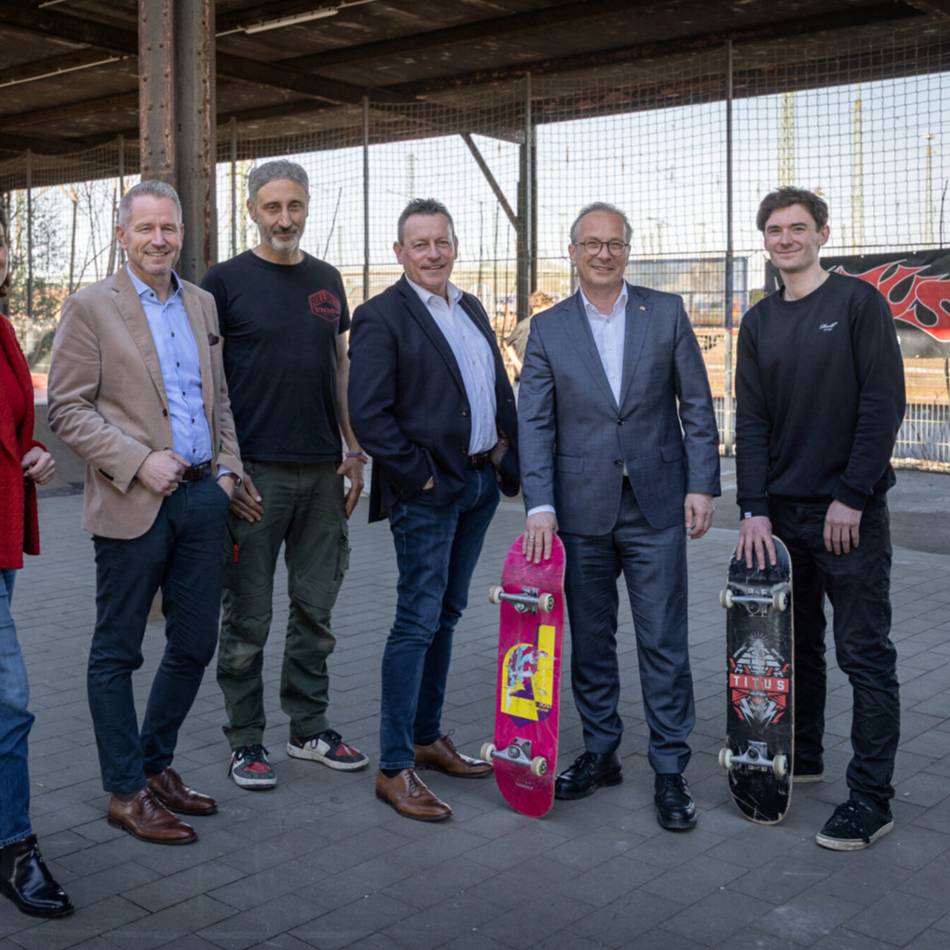 Neusser Skater-Community feiert Erfolg: Der „Gare du Skate“ ist fertig