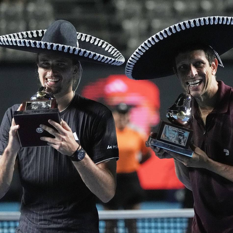 Mit Sombrero: Zverev feiert Doppel-Titel mit Kumpel Melo in Acapulco