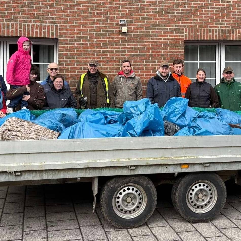 Aktion „Let´s clean up Europe“: Freiwillige befreien Nettetal von gut 800 Kilo Müll