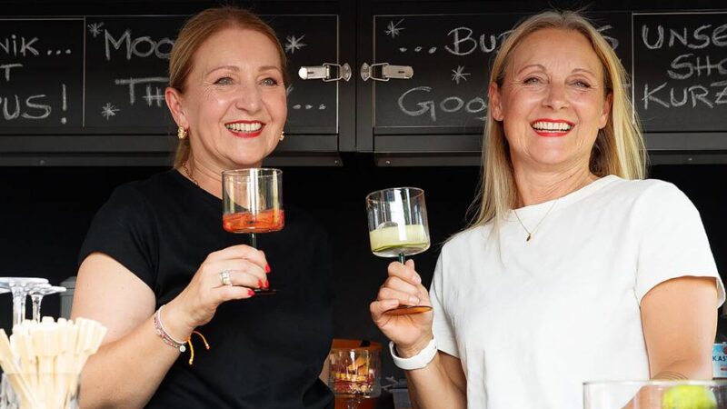 Schwestern mit mobiler Bar: „Wir haben uns noch einmal neu kennengelernt“