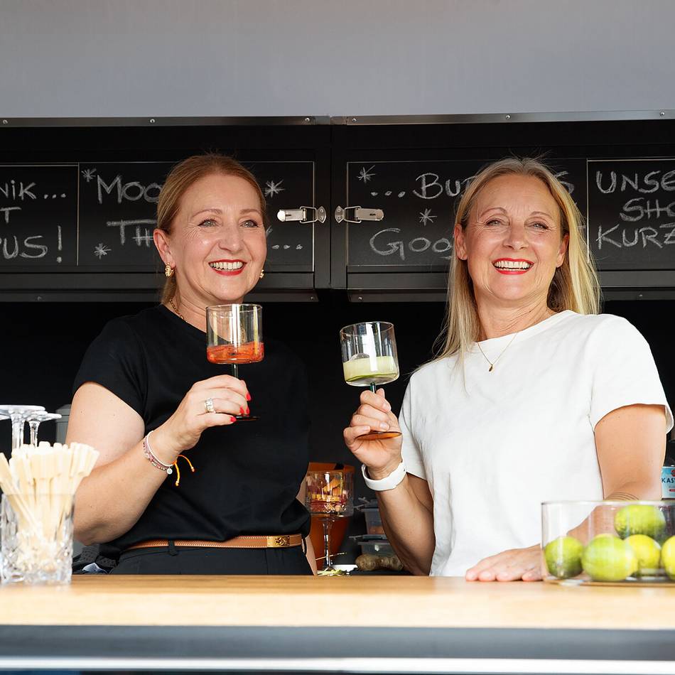 Schwestern mit mobiler Bar: „Wir haben uns noch einmal neu kennengelernt“