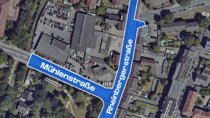 Sanierungsarbeiten in Moers: Zentrale Verkehrsachse – Start für XXL-Baustelle im Herzen der Innenstadt