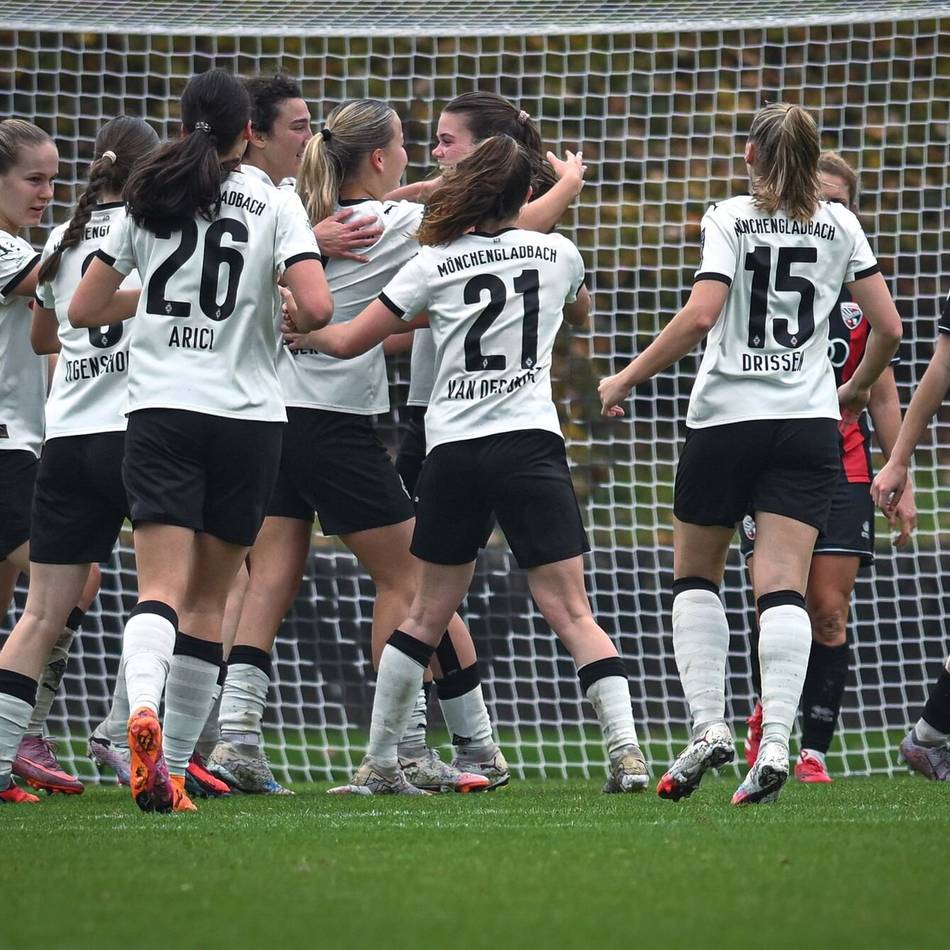 Wichtiger 5:0-Erfolg gegen Wolfsburg II: Kantersieg für Borussia-Frauen im Tabellenkeller