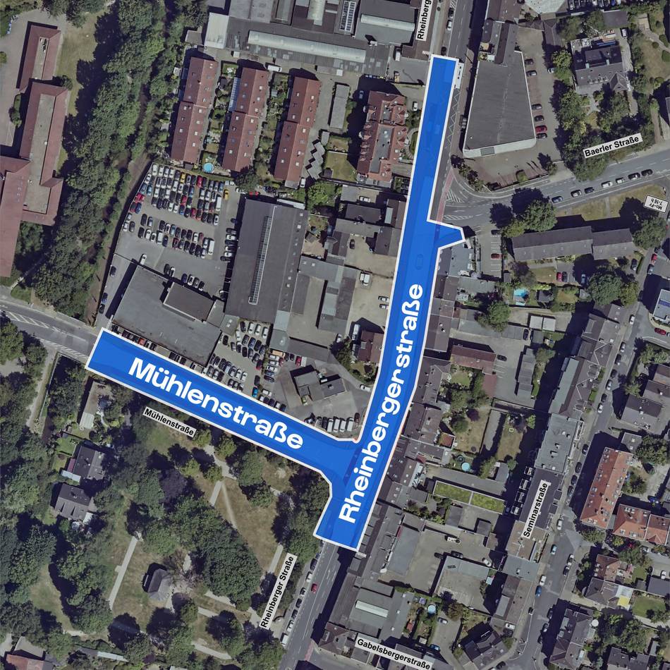 Baustelle in Moers: Grüne kritisieren geplante Bus-Umleitungen