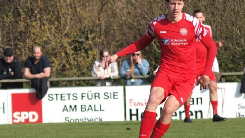 2:2 gegen die Holzheimer SG: SV Sonsbeck fängt sich spät zwei Gegentreffer