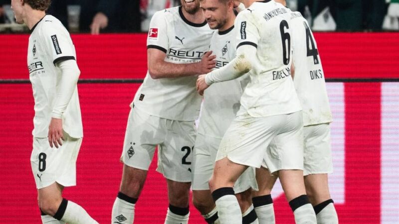 2:0-Erfolg im Abstiegskampf: Stögers Super-Freistoß leitet Gladbachs Sieg gegen St. Pauli ein