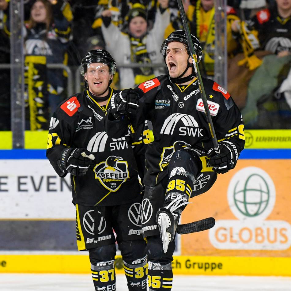 Bei den Krefeld Pinguinen: 33-Spiele-Serie endet – doch den Pinguinen ist es egal