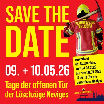 FW-Velbert: Tage der offenen Tür der Löschzüge Neviges – Terminänderung und neue Angebote