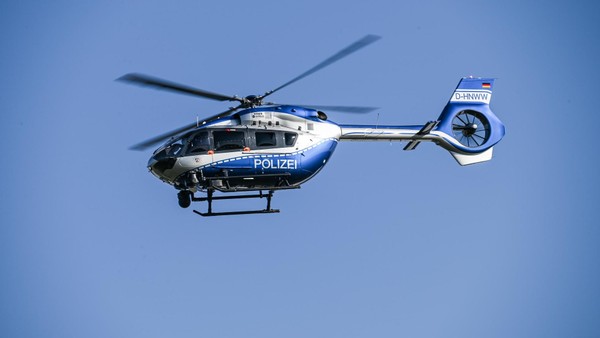 Hubschrauber kreist über Velbert: Deshalb war die Polizei in der Luft im Einsatz