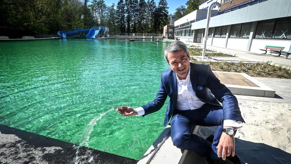 Exklusive Einblicke in das neue Naturfreibad in Velbert-Langenberg
