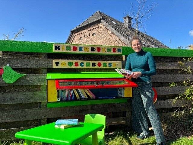 Kind hatte die Idee dazu: Neue Tauschbörse für Kinderbücher in Kalkar