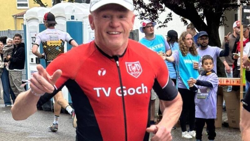 Mann der ersten Stunde: Theo Krebber ist beim Nibelungen-Triathlon der Dauerbrenner