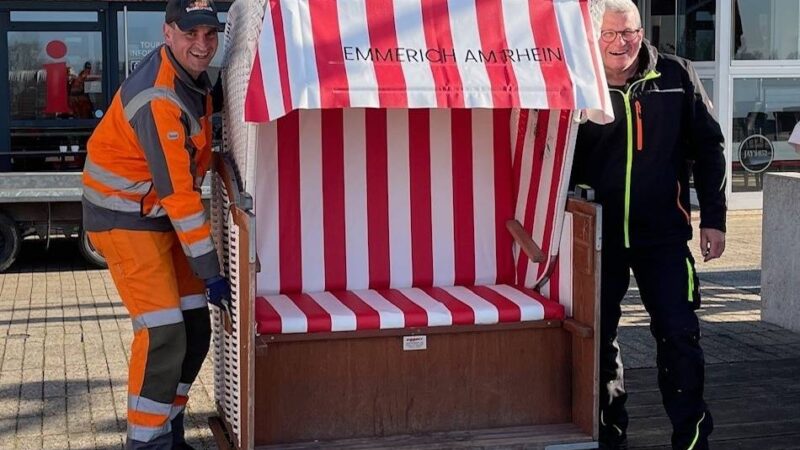 Rheinpromenade fit für Besucher: Startschuss für die Tourismussaison